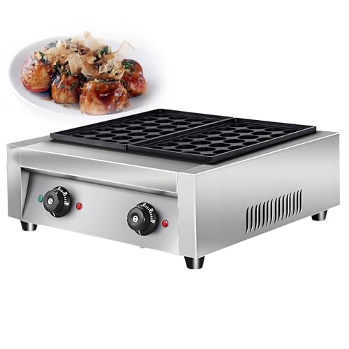 Máquina Eléctrica para Hacer Takoyaki, Máquina Comercial Japonesa para Hacer Albóndigas de Pulpo, Parrilla para Takoyaki, Máquina para Hacer Albóndigas Pulpo con Revestimiento Antiadherente,B