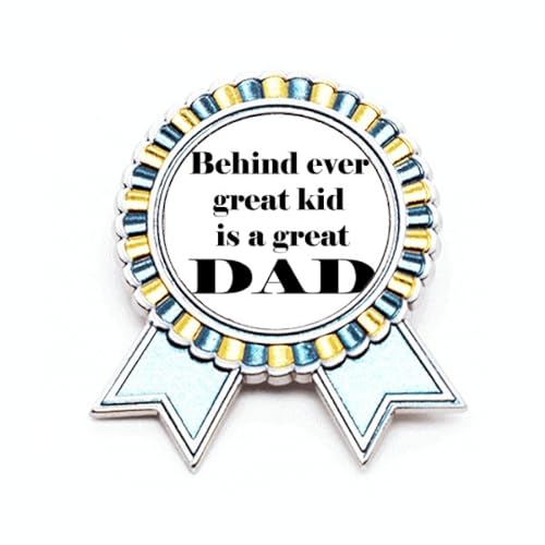 Broche Behind Great Dad le cadeau idéal en métal pour fête des pères