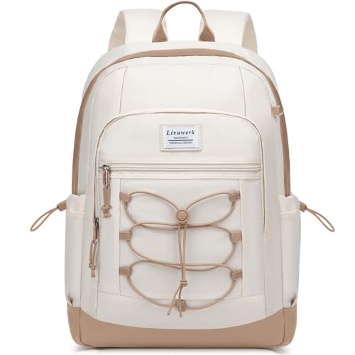 School Backpack for Teen Girls Bookbag: 15.6 inch Laptop Backpacks for College Women Back Pack Cute Middle High School Bag Stylish Teens Book Bags for Students Travel Backpack