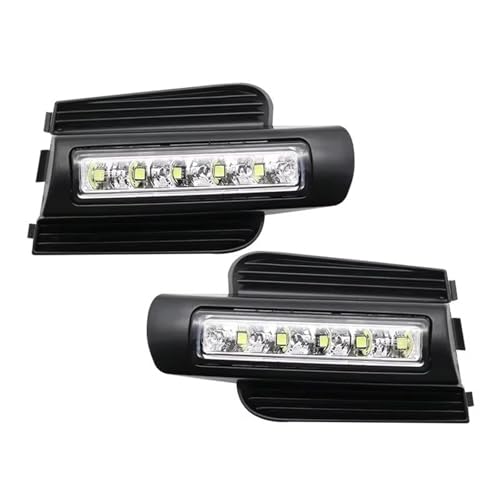 Feux Diurnes Pour Toyota Prado 120 Kit Phare LED Conduite Tout-Terrain DRL Blanc Jaune Commutateur Câble