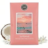 Duftsäckchen Sunkissed, Raumduft Bad, WC & Schrank, Fruchtig-floraler Duftbeutel mit Blüten Kokosnuss & Sonnencreme, Sommerlicher Raumduft – hält bis zu 4 Monate