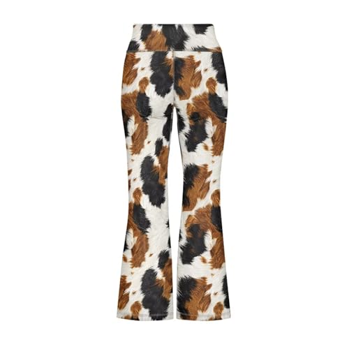 Girl's Flare Leggings High Waisted Bootcut Yoga Pants Kids Dance Bell Bottoms Pants Stretchy Sweatpants3