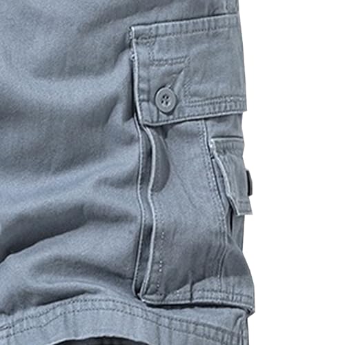 Short cargo pour homme gris 7 taille 30 style camouflage militaire ample - 5