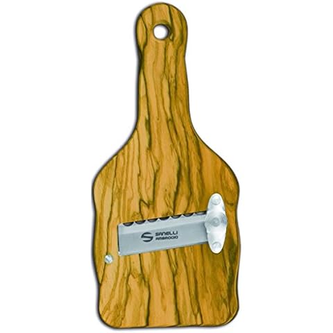 Cortador de trufas de Madera de Olivo con Hoja Ondulada Cover