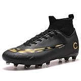 tacos joma blancos  Botas de Fútbol para Hombre Zapatos de fútbol con Picos Altos Zapatos de Fútbol para Niños Botas de Fútbol Tacos Zapatos de Entrenamiento Profesional al Aire Libre Zapatillas de Deporte