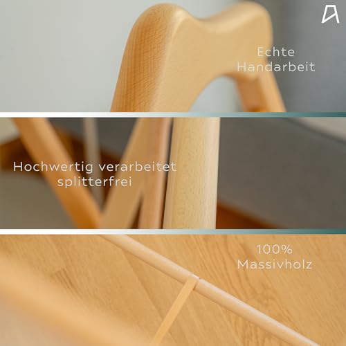 Herrendiener Staboos aus massivem Holz – klappbar und handgefertigt