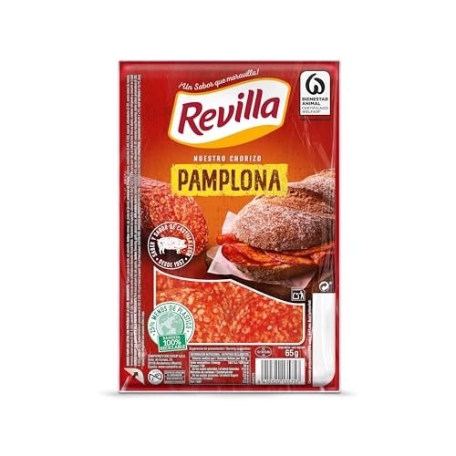 Revilla - Lonchas de chorizo pamplona, 65g