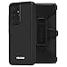 Pelican Voyager Series - Samsung Galaxy S21 Ultra Case [Anti-Scratch] Heavy Duty Phone Case With Belt Clip Holster Kickstand [18FT MIL-Grade Drop Protection] - Clear