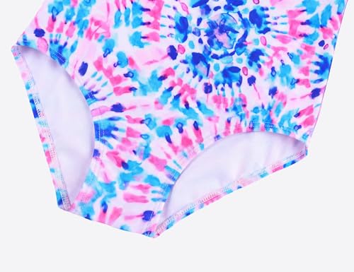 Image of Girls Swimsuits One-Piece Bathing Suits Multicolor Kids Sport Summer Beach Swimwear for 2-10 Years Old