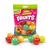 Splash Gummy Fruits Sour Splash 108g – Fruchtgummi mit flüssigem Kern – Saure Gummibonbons mit Liquid Filling – Bunte Fruchtgummi Kugeln einzeln verpackt – Süßigkeiten Mix zum Teilen & Naschen