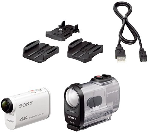 Sony FDR-X1000 4K Action Cam (4K Modus 100/60Mbps, Full HD Modus 50Mbps, ZEISS Tessar Objektiv mit 170 Ultra-Weitwinkel, Vollständige Sensorauslesung ohne Pixel Binning, Zeitlupenaufnahmen) weiß Sony FDR-X1000 4K Action Cam (4K Modus 100/60Mbps, Full HD Modus 50Mbps, ZEISS Tessar Objektiv mit 170 Ultra-Weitwinkel, Vollständige Sensorauslesung ohne Pixel Binning, Zeitlupenaufnahmen) weiß