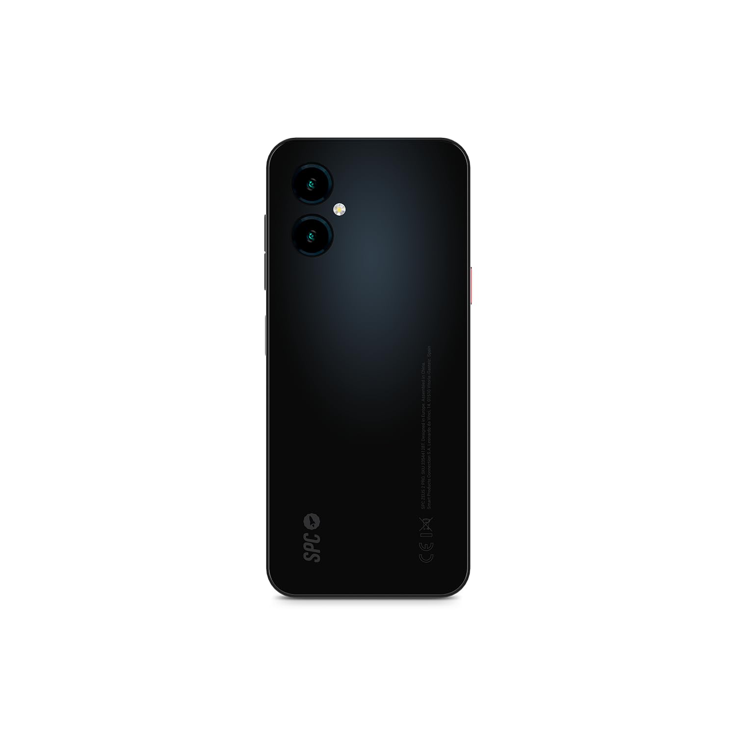 SPC Zeus 2 Pro smartfon dla starszych kompatybilny z aplikacją do zdalnego sterowania i lokalizacji | łatwy tryb, przyciski fizyczne, ikony XXL | 6.1", dwie kamery, 128 GB | stacja ładująca, przycisk