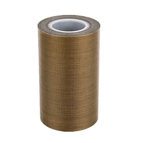 Image of PTFE Tape for Vacuum Sealer Machine, Hand Impulse Sealers Insulation PTFE Coated Fiberglass Adhesive Tape 500℉ High-Temp Fiberglass Adhesive Tape (8-inch x 33FT)