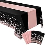 rosen tischdecke rund 🌹EINZIGARTIGES DESIGN: Dekorieren Sie Ihre Partyveranstaltungen mit Satin-Tischläufern und rechteckigen Tischdecken, verleihen Sie Ihrer Veranstaltung eine romantische und elegante Atmosphäre und machen Sie Ihre Party spektakulärer. Unsere Tischdecken und Tischläufer sind die perfekte Wahl für jedes Partythema. Sie verschönern nicht nur Ihr besonderes Abendessen, sondern sorgen auch für einen eleganten visuellen Effekt, der Ihren besonderen Moment unvergesslicher macht.