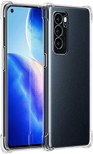 Lustree Oppo Reno 6 Pro 5G Case Cover Protective Silicone Bumper CASE for Oppo Reno 6 Pro 5G Back Cover Case - Transparent Case (B09D9QC9QS) Amazon Price History, Amazon Price Tracker
