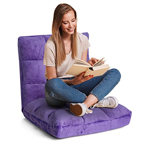 RELAX4LIFE Bodenstuhl Faltbar, Lazy Sofa, Meditationsstuhl, Bodensessel mit...