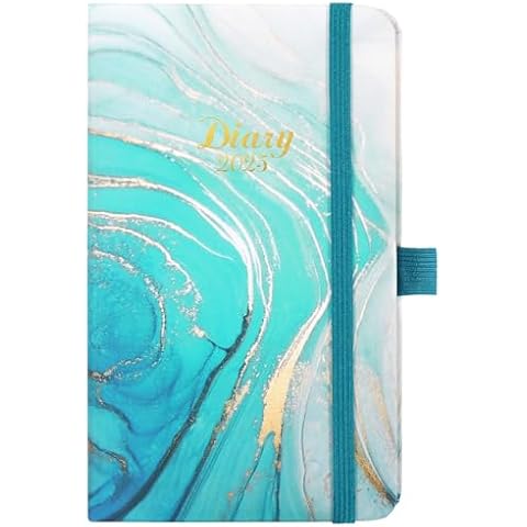 Indeme 2025 A6 Pocket Diary with Elastic Closure Cover