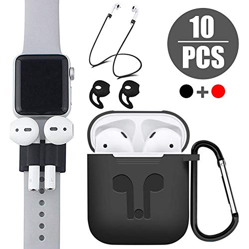 Blizim 10 Pcs Funda Protectoras de Silicona Accesorios Compatible para Airpods