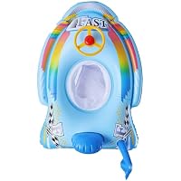 Galleggiante Auto Della Polizia Per Bambini 0-3 Anni – PVC Gonfiabile, Con Volante, Limite Peso 13 Kg, Per Piscina E Mare