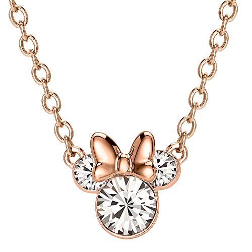 Rose Flash Plated, Clear Crystal