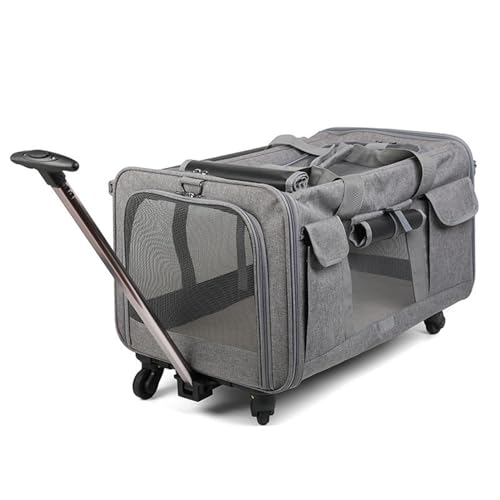 Chariot pliable double pour camping et randonnée grand volume