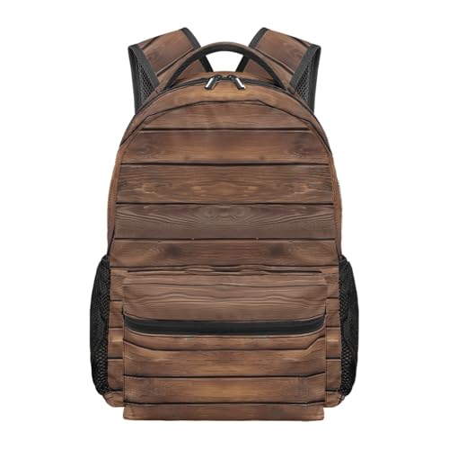 boiszeda Mochila con acabado de madera gran capacidad mochila escolar estudiantes mochilas para portátil estilo natural y estético ideal para la vuelta al cole los viajes y el día a día