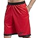 Reebok Men's Basketball Mesh Shorts, Vector Red, L