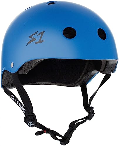 S1 Lifer Helmet for Skateboarding, BMX, and Roller Skating - EPS Fusion Foam, CPSC & ASTM Certified - Cyan Matte X-Small (20.5