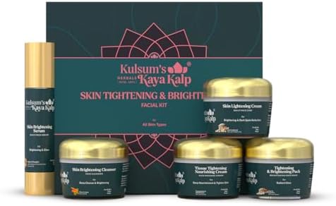 Kulsum's Kaya Kalp Skin Tightening & Brightening Facial Kit For Tightening & Brightening, 170gm + 50 ml