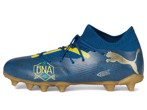 PUMA - - Junioren Future 7 Match Bna Fg/Ag Schuhe, Kolorit Sailing Blue/Marine Blue/Pelé Yellow/Grass, GröÃŸe: 33 EU