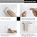 JDYOOMI Pencil Holder - Self-Adhesive Wall Mount Pen Cup,Marker Pot,Writing Utensil Storage Organizer for Fridge,Locker,Whiteboard,home and office - White - 2Pcs/Set