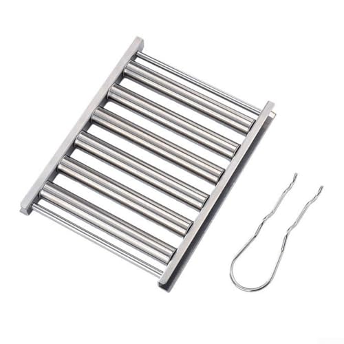 Rouleau à saucisse en acier inoxydable anti-revêtement élégant qui facilite