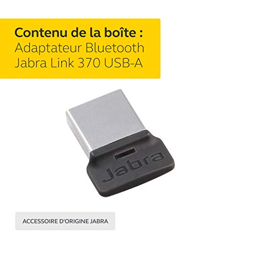 Jabra Link 370 USB A Bluetooth Adapter UC – 30 Meter98 Feet Wireless Range for Jabra Headsets – Unified Communications Optimised – - vue 8