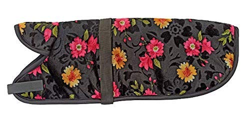 Pets Planet Dog Winter Ultra Warm Black Color Floral Design Dog Coat Thicker Fleece Dog Vest for Cold Weather - (XXS, 10 Inch) (B08MDHBL4P) Amazon Price History, Amazon Price Tracker