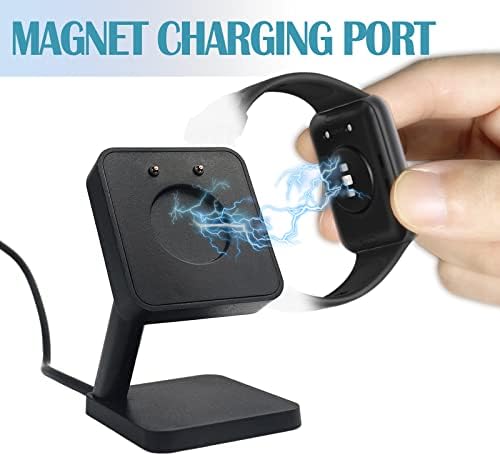 sciuU Magnetic Charging Stand compatible with Huawei Watch Fit/Fit 2 / Fit New/Fit Mini/Huawei Band 8/7 / 6 / Honor Watch ES, Charging Station Dock Charger Holder Cord with 1m USB Cable