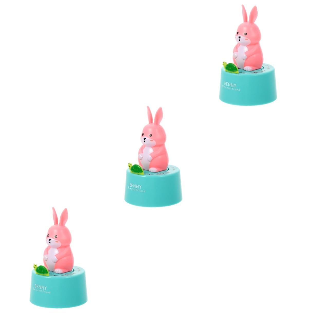 Amosfun 3St Kochtimer Countdown Uhr küchenhelfee zeitschsltuhr clockclock disell Uhr Kleinkind-Timer Küchentimer für Senioren Zeitschaltuhr mechanischer Backtimer Timer-Küche Magnet Blue