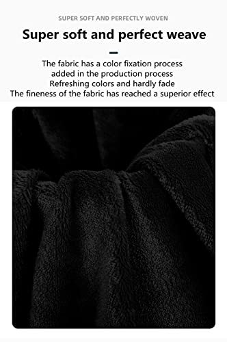 Fssmyzly Bean Bag Chair 8Ft Big Round Soft Fluffy Velvet Bag Chair Cover No Filler,Cover Black 7Ft #TOP2