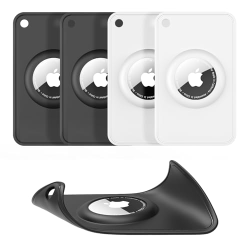 AirTag Karte für Geldbörse - Kartenhalter für Apple Airtag Wallet, Silikon Airtag Card, Ultra-dünner Air Tag Kartenetui ...