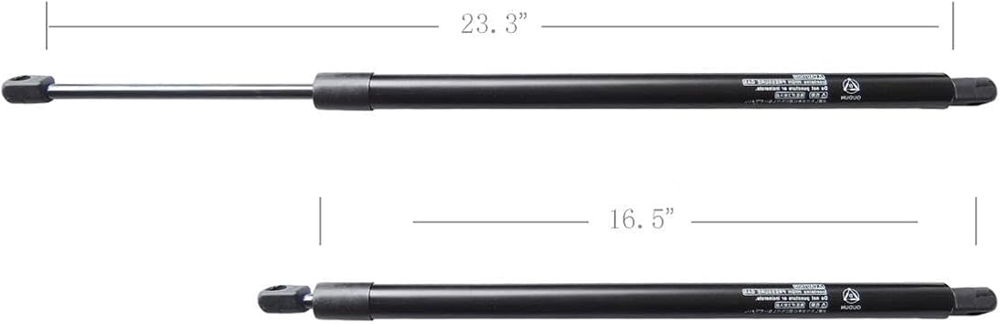 1 Pair Liftgate s Rear Side Gas Lift Support Compatible with 05-07 Equinox 06-07 Torrent Charged Shock Struts Spring Rod Arms Black Stainless Steel 95390 5480868 OD61001191
