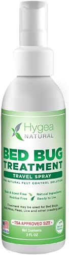 Vista 46 de Aerosol natural de viaje para piojos, ácaros y chinches – Botellas de tamaño aprobado por la TSA de 3 onzas – Apto para niños y mascotas – Sin