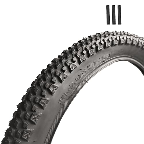 18 Inch BMX Bike Tire - 18x2.125(57-355) Bicycle Replacement Tyres for BMX, Folding, Road Bike