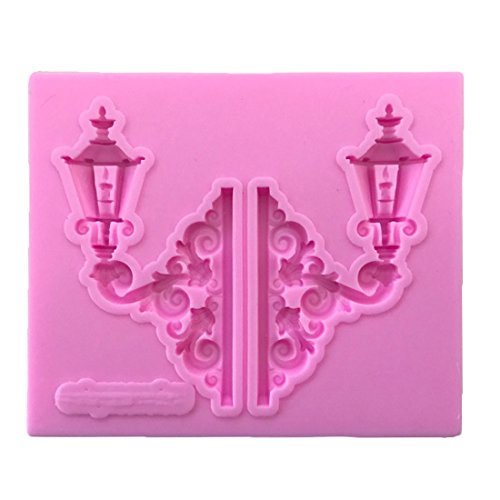 joyliveCY Calle luz Molde de Silicona Candy Fondant Cake Decoration Mold
