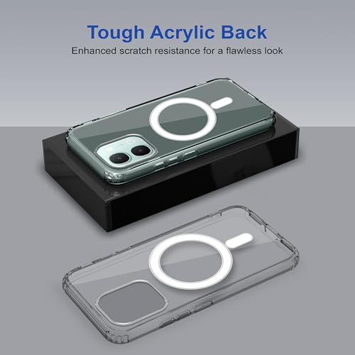 Image of amazon basics Back Case Cover for Vivo T5x 5G | Scratch-Resistant Back Cover | Clear