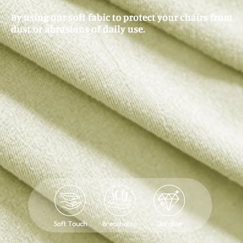 Image of FUANGUI Bar Stool Covers Set of 4, Waterproof Stretch Bar Stool Seat Covers