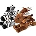 Hideekoog Deer Stuffed Animal for Kids,12 inch Realistic Animal Plush Toy Lying Down Posture Animals,Plush for Boys Girls Adult Birthday Hug Teaching(L-Deer)