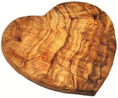 Miniatura 2 de Naturally Med Tablero en forma de corazón de madera de oliv