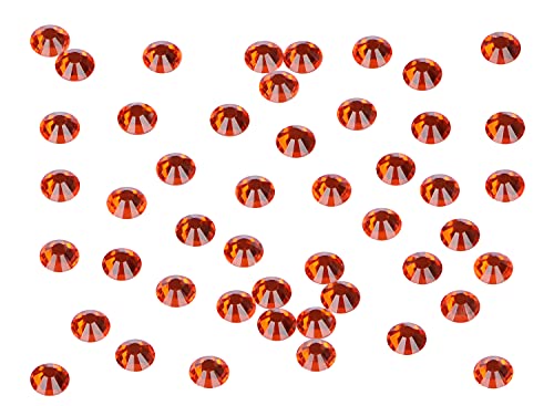 Image of 1440pcs Artificial Rhinestones Non Hotfix Glue Round Crystals Glass Flatback for DIY Jewelry Making with a Picking Pen (SS20, 1440pcs, Hyacinth)