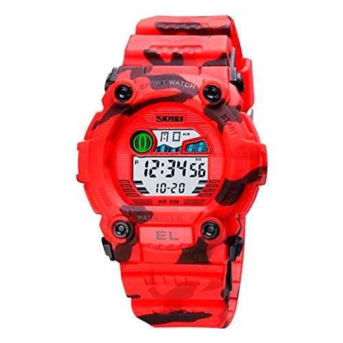 Relógio Digital, Skmei, Infantil, Meninas, 1635, Vermelho