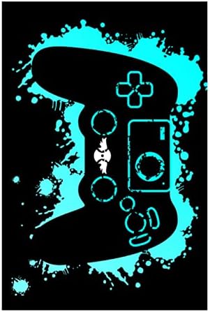 Jasufud Gamepad Floor Mats, Bedroom Rug Gamer Area Carpet, Absorbent Area Rug for Boys Bedroom, Bathroom, Living Room, Room, Study, Office