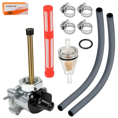 Fuel Valve Switch Petcock W/Lines + Fuel Filter For Honda VTX 1300 VTX1300 C/R/S/T 2004-2009 16950-MEM-674